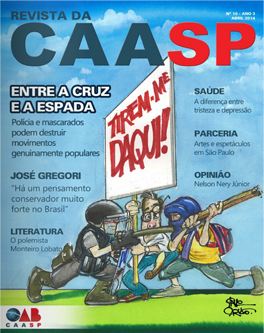 Capa da Revista da CAASP Edição Número 10 - Abril de 2014