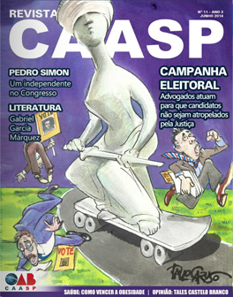Capa da Revista da CAASP Edição Número 11 - Junho de 2014