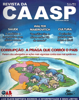 Capa da Revista da CAASP Edição Número 12 - Agosto de 2014