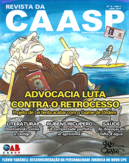 Capa da Revista da CAASP Edição Número 16 - Abril de 2015