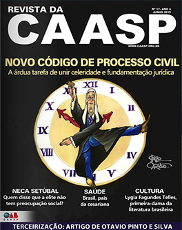 Capa da Revista da CAASP Edição Número 17- Junho de 2015