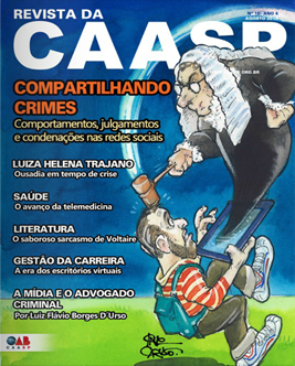 Capa da Revista da CAASP Edição Número 18 - Agosto de 2015