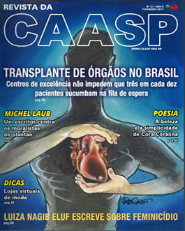 Capa da Revista da CAASP Edição Número 27 - Fevereiro de 2017