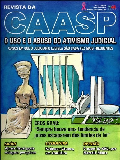 Capa da Revista da CAASP Edição Número 31 - Outubro de 2017