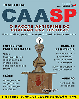 Capa da Revista da CAASP Edição Número 39 - Maio de 2019