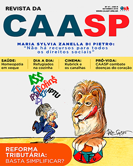 Capa da Revista da CAASP Edição Número 41 - Setembro de 2019