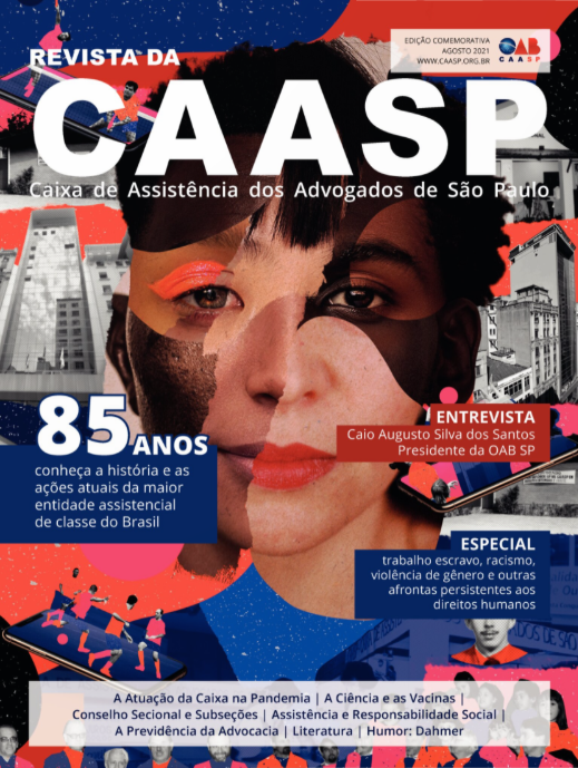 Capa da Revista da CAASP Edição Número 45 - Agosto de 2020