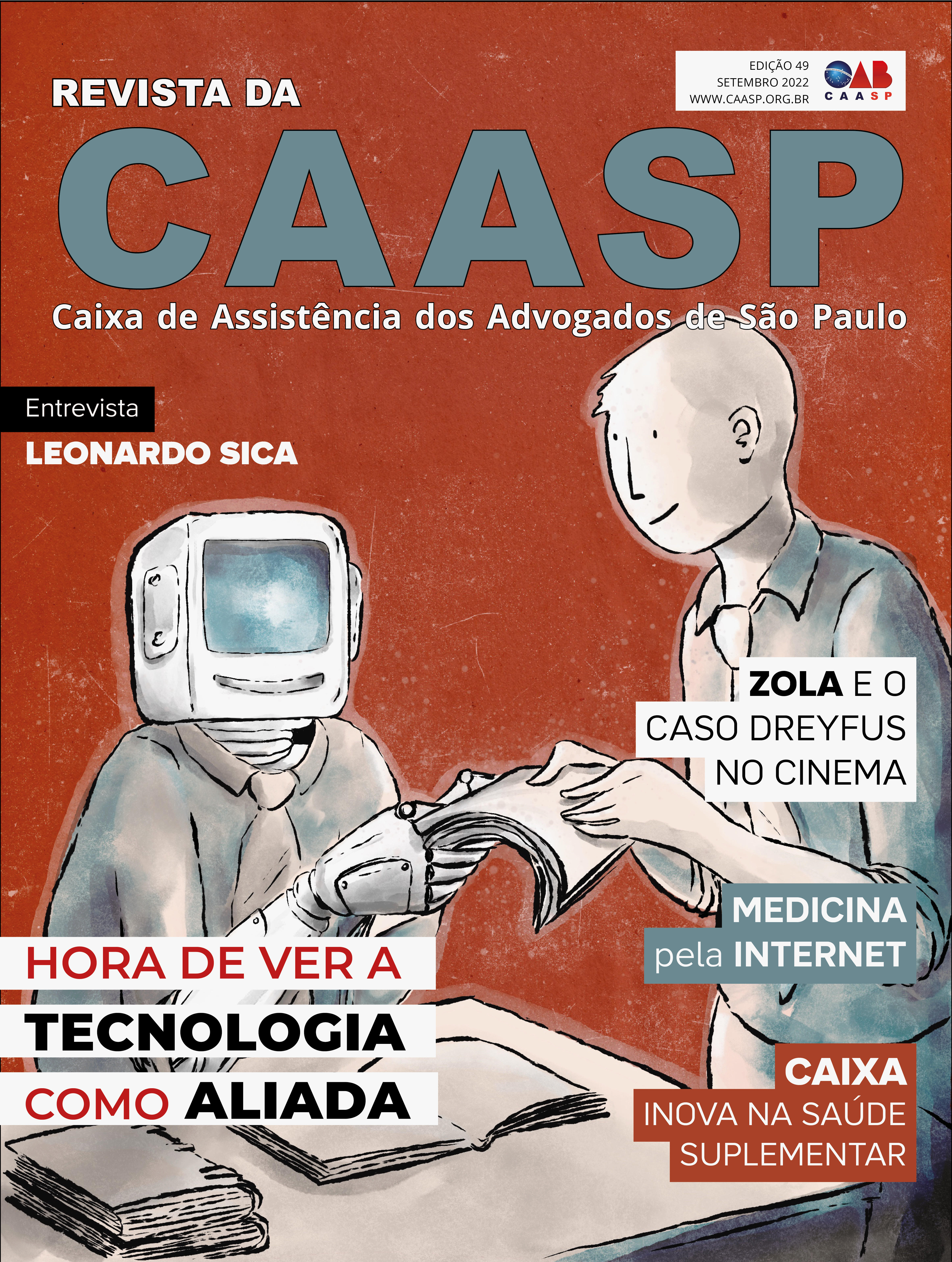 Capa da Revista da CAASP Edição Número 49 - Setembro de 2022