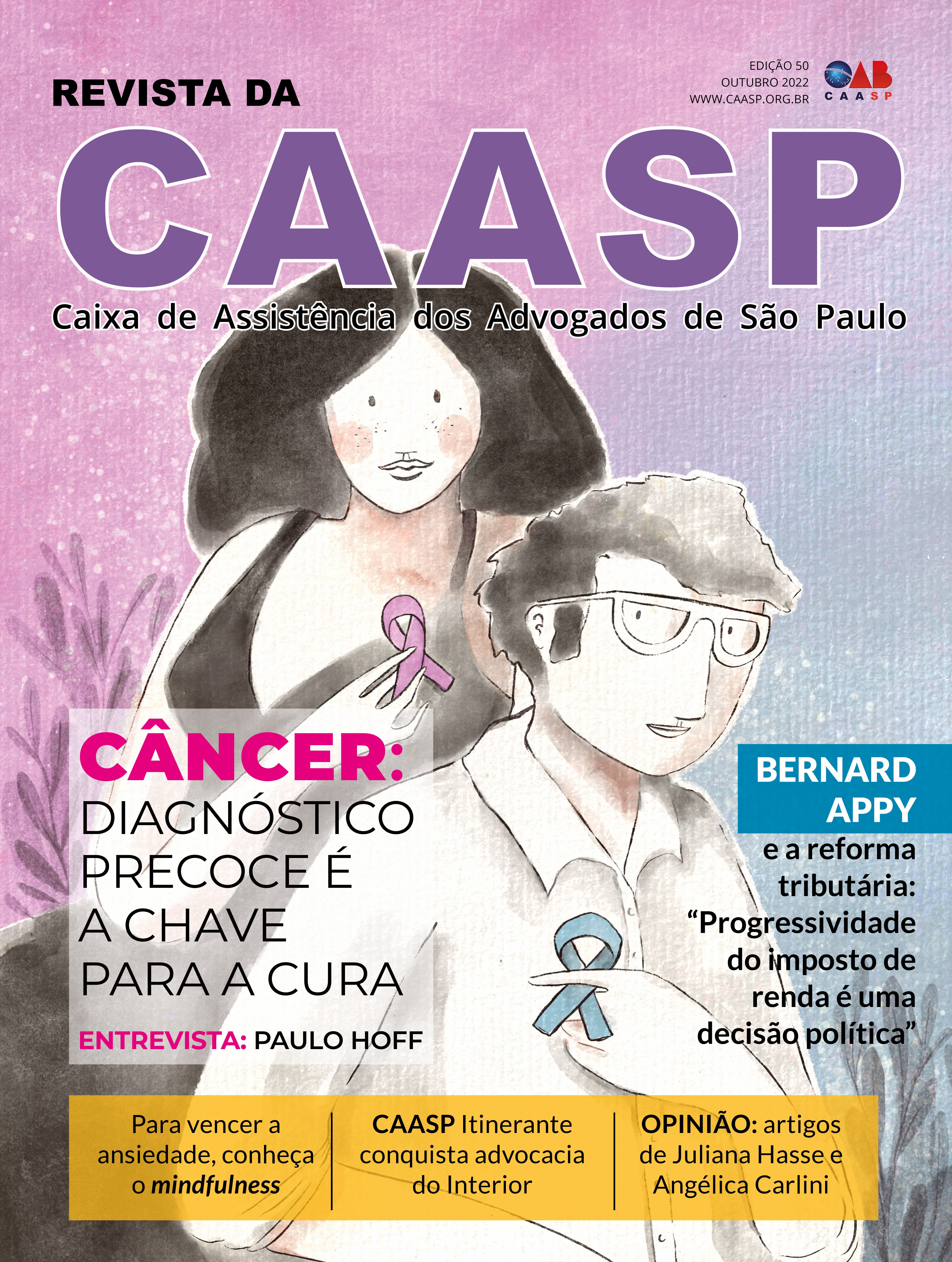 Capa da Revista da CAASP Edição Número 50 - Novembro de 2022