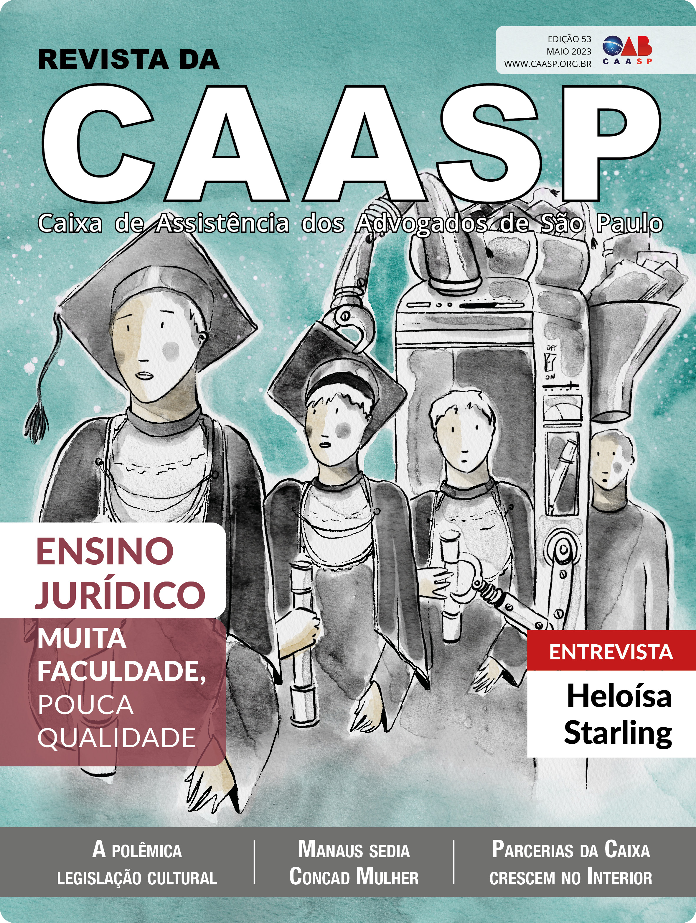 Capa da Revista da CAASP Edição Número 53 - Maio de 2023