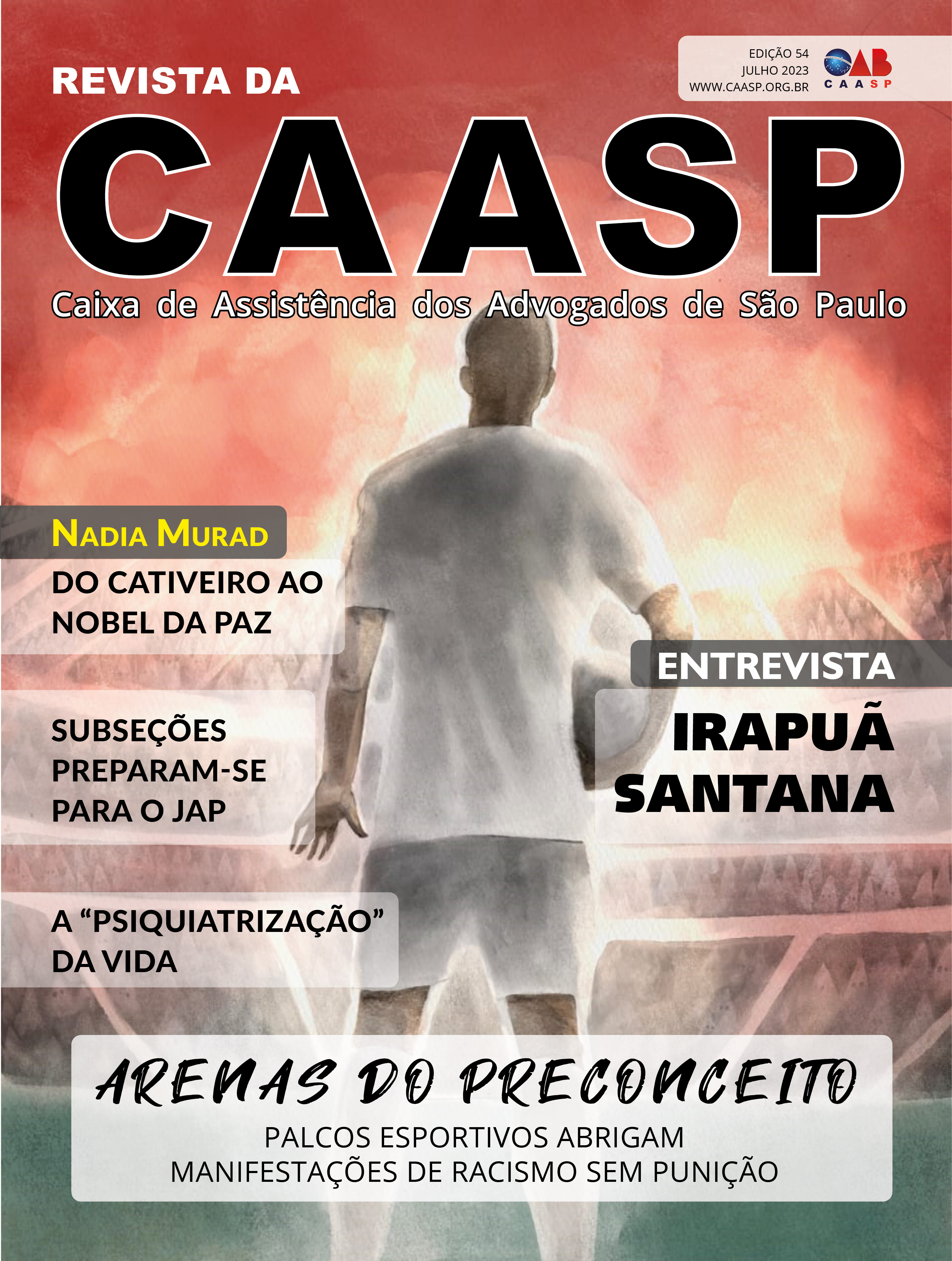 Capa da Revista da CAASP Edição Número 54 - Julho de 2023
