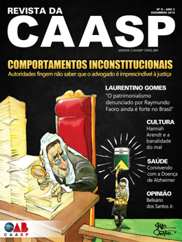 Capa da Revista da CAASP Edição Número 8 - Dezembro de 2013