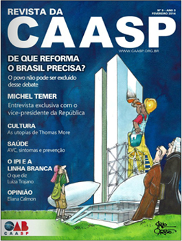 Capa da Revista da CAASP Edição Número 9 - Fevereiro de 2014