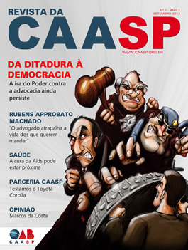 Capa da Revista da CAASP Edição Número 1 - Setembro de 2012