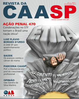 Capa da Revista da CAASP Edição Número 2 - Novembro de 2012