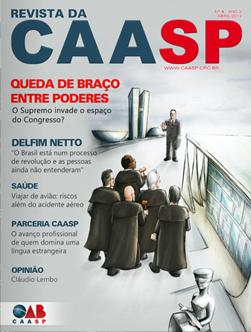 Capa da Revista da CAASP Edição Número 4 - Abril de 2013