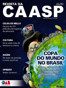 Capa da Revista da CAASP Edição Número 6 - Agosto de 2013